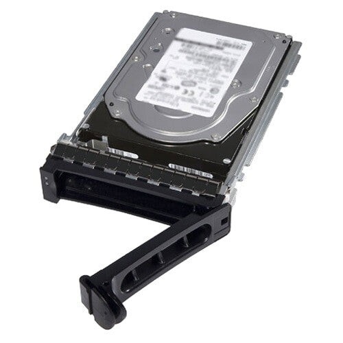 DELL 345-BGVP internal solid state drive, 480 GB, 2.5" size, featuring a sleek metal casing with a black plastic handle for easy installation and a Serial ATA interface.
