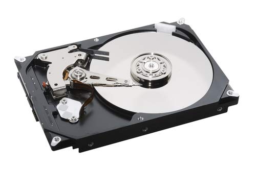DELL 3PRF0 internal hard drive features a sleek black metal casing, a shiny silver platter, and a robust design, offering 6 TB capacity at 7200 RPM with a 3.5" SAS interface.