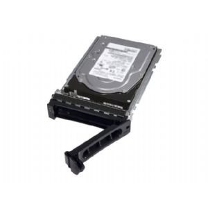 Dell 400-AJQB internal hard drive with a 600 GB capacity, 10,000 RPM speed, featuring a silver metal casing and a black plastic handle for easy installation.