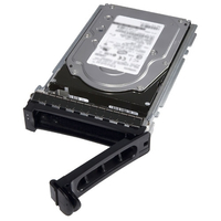 Dell 400-AJRX internal hard drive featuring a 300 GB capacity, 15000 RPM speed, 2.5" SAS form factor, with a metal casing and a black plastic handle for easy installation.
