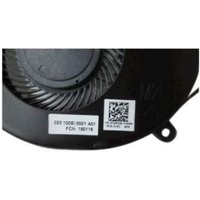 Black Dell 5V CPU cooling fan with visible blades and QR code label on the side.