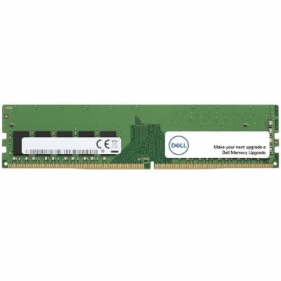 Dell 16GB DDR4 SO-DIMM memory module, featuring a green PCB, gold connectors, and a white label with the Dell logo and upgrade information.