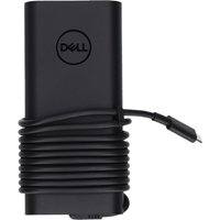 Black Dell AC Power Adapter USB Type-C 130W with coiled cable and Dell logo on the front.