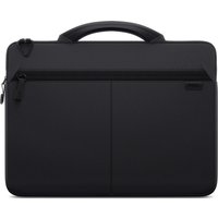 Black Dell CV5426 14" sleeve case with top handle, front zipper pocket, and sleek design.