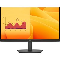 Dell E2225HM 21.5" monitor, black frame, thin bezels, displaying orange and red graph on screen.