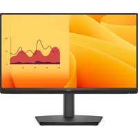 Dell E2225HSM monitor, 21.5" screen, slim black bezel, displaying graph on orange background.