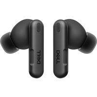 Black Dell EB525 TWS in-ear Bluetooth headset with sleek design and touch controls.