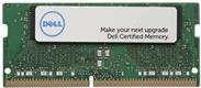 Green circuit board with a silver label featuring the Dell logo and text "Make your next upgrade Dell Certified Memory," indicating an 8 GB DDR4 memory module.