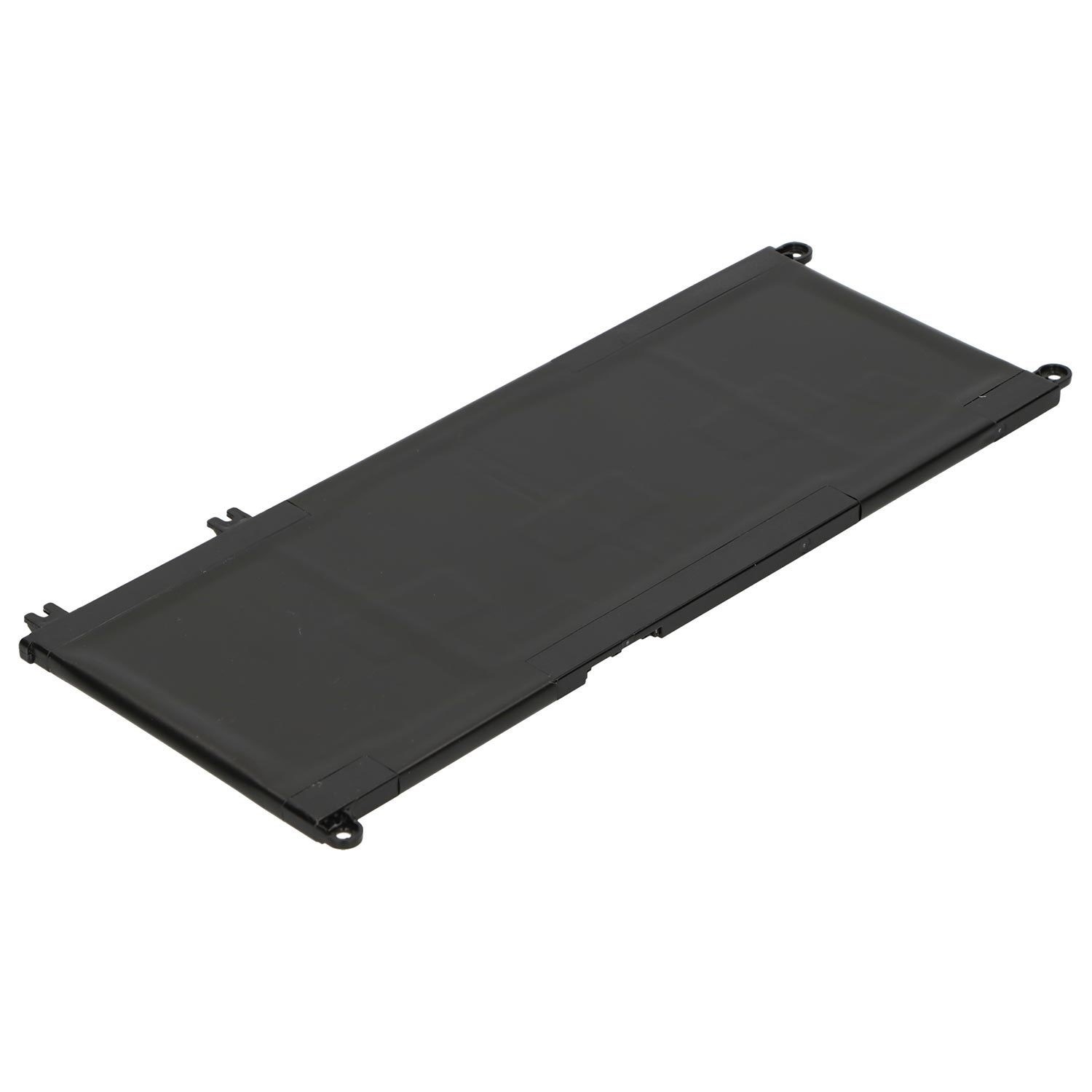 Black DELL Main Battery Pack, 15.2V, 3500mAh, rectangular shape with rounded edges, featuring a smooth plastic surface and multiple connection points on the sides.