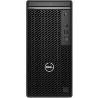 Black Dell OptiPlex 7020 Mini Tower with grid front panel, USB ports, power button, and Dell logo.