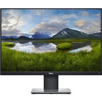 Dell P2421 monitor, 24.1-inch, 1920x1200 resolution, slim black bezel, rectangular stand, landscape scenery display