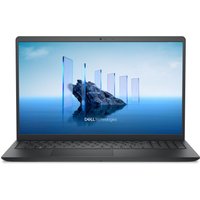 Black Dell Pro 15 laptop, 15.6" Full HD display, slim bezel, UK keyboard, sleek design, Windows 11 Pro.
