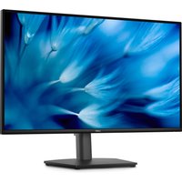 Dell Pro E2726DS 27" black monitor, Quad HD 2560x1440, slim bezels, sturdy stand, vibrant blue display image.