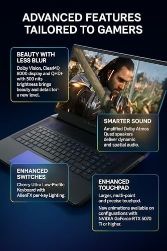 DELL Pro Max 16 MC16250 Intel Core Ultra 7 265H Mobile workstation 40.6 cm (16") Full HD+ 32 GB DDR5-SDRAM 1 TB SSD NVIDIA RTX PRO 500 Blackwell Wi-Fi 7 (802.11be) Windows 11 Pro UK English Black - image 5