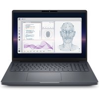 Black Dell Pro Max 16 Plus laptop with 16" Full HD+ display, backlit keyboard, and sleek design.