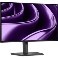 Dell Pro P2426HE monitor, 23.8" screen, slim black bezel, matte finish, displaying abstract purple design.