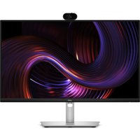 Dell Pro P2726DEV 27" monitor, 2560x1440 resolution, thin bezels, built-in webcam, silver stand.