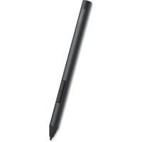 Black Dell Pro Plus Active Pen PN5122W with sleek design, two side buttons, and a fine tip.