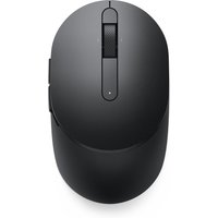 Black Dell Pro Plus Compact Mouse MS5120W with sleek design, scroll wheel, and wireless connectivity.