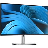 Black and silver Dell 27" 4K Ultra HD LCD monitor with slim bezels and a sturdy rectangular stand.