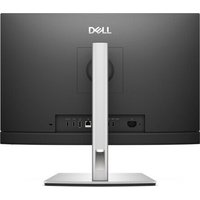 Black Dell Pro QC24250 24" touchscreen all-in-one PC with sleek stand, rear ports, and Windows 11 Pro.