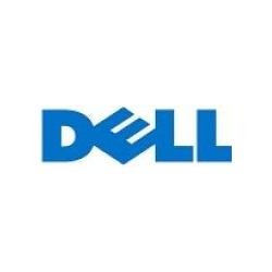 Blue Dell logo featuring a stylized "E" with a slant, representing the brand's identity and technology focus.