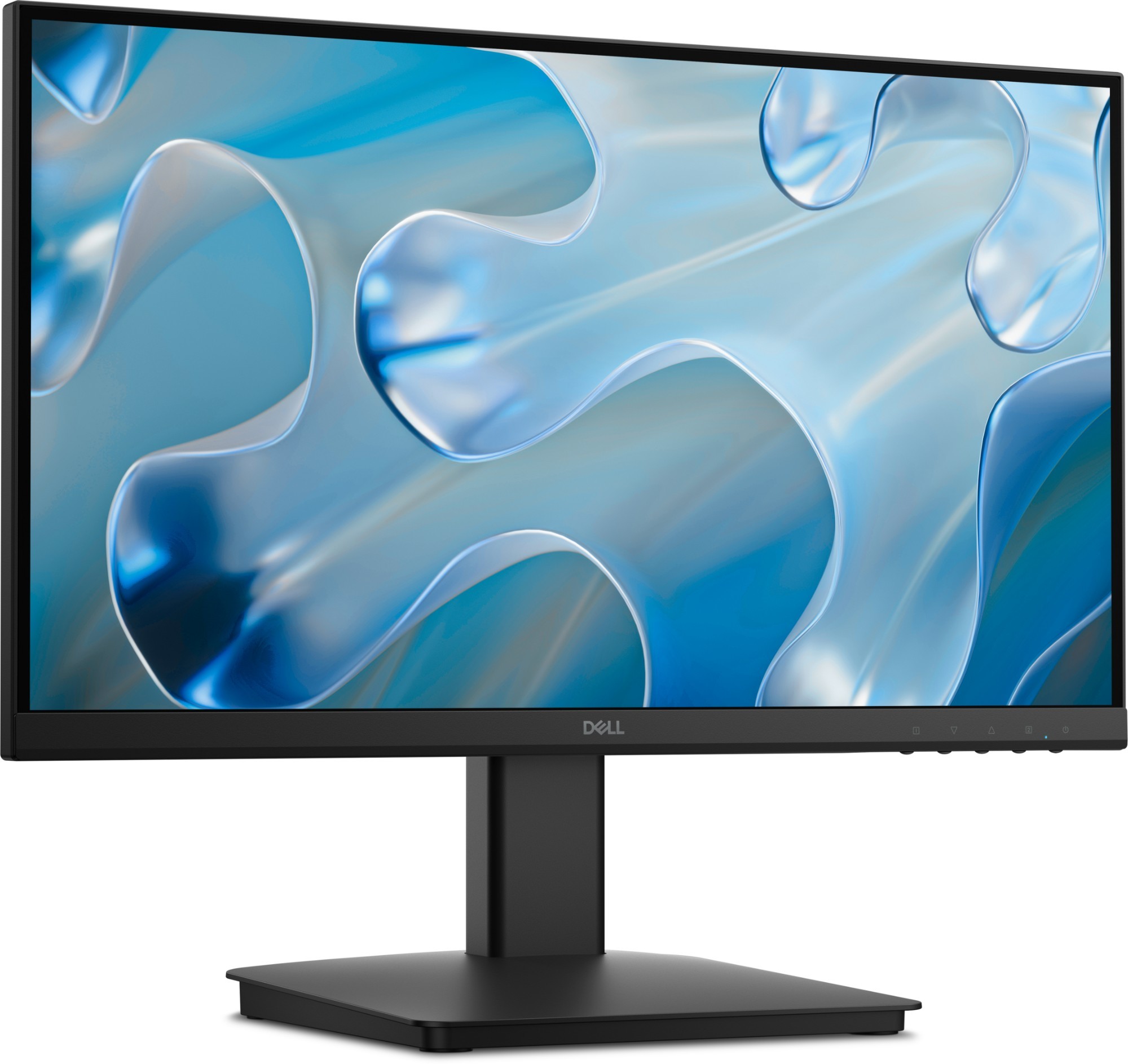 Black DELL SE2225HM monitor with a 21.5-inch Full HD display, featuring a sleek design, thin bezels, and touch-sensitive buttons on the front for easy navigation.