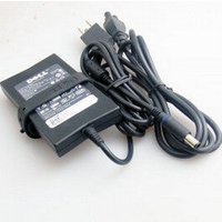 Black Dell TN800 power adapter with attached power cord and plug, compact rectangular design.