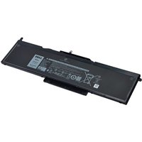 Black Dell XX3T7 laptop battery with label and connector pins on top edge.