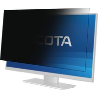Dicota D50045-2SM privacy filter for 21.5" monitor, black tint, rectangular shape, partially covering screen.