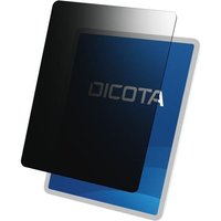 Frameless Dicota 2-way privacy filter for 13" monitor, black tint, rectangular shape, partially covering a screen.