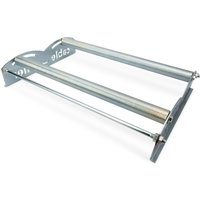 Gray Digitus cable roller, 600x400x100 mm, with two cylindrical rollers and side brackets.
