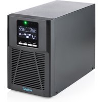 Black Digitus OnLine Tower UPS Module with digital display, buttons, and vented front panel.