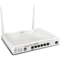 White DrayTek Vigor 2865ax router with dual antennas, Gigabit Ethernet ports, and dual-band 2.4/5 GHz capability.