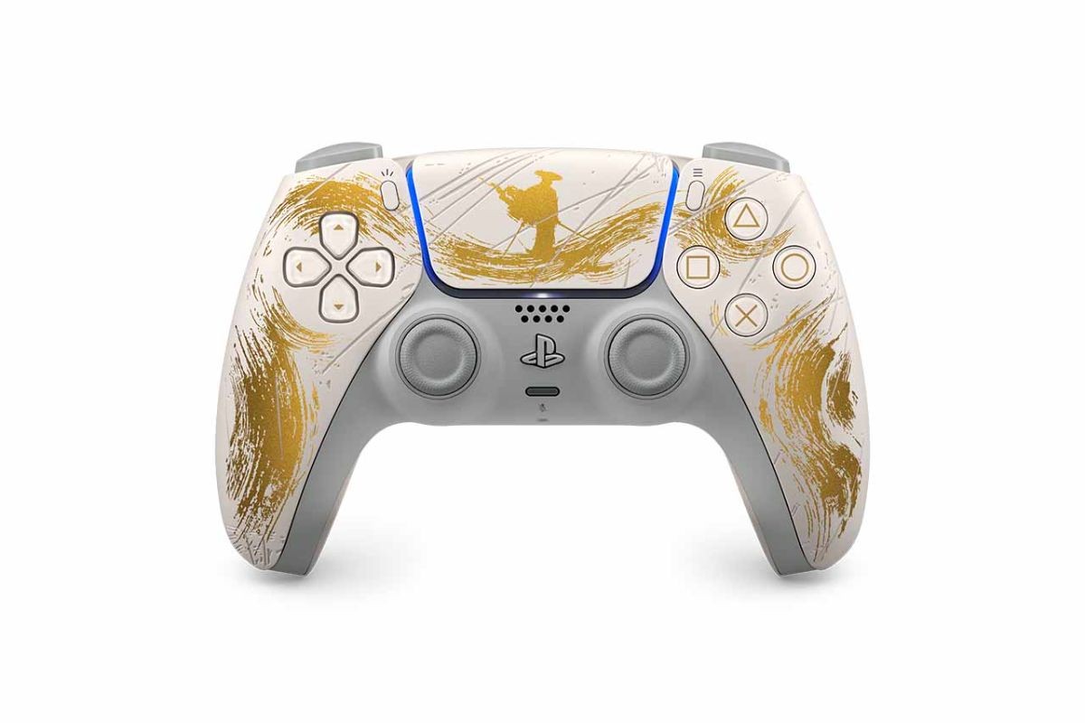 DualSense Wireless Controller Ghost of Ytei Gold Limited Edition - image 3
