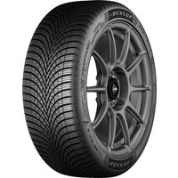 Dunlop All Season 2 tire, 195/50 R15 86V XL, black with detailed tread pattern and sidewall branding.
