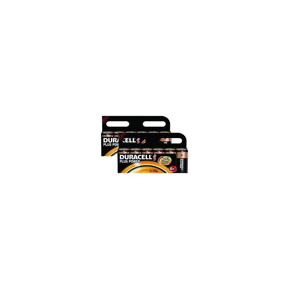 Duracell BUN0035A single-use C alkaline battery in a black and gold packaging, featuring the Duracell logo and key specifications on the front.