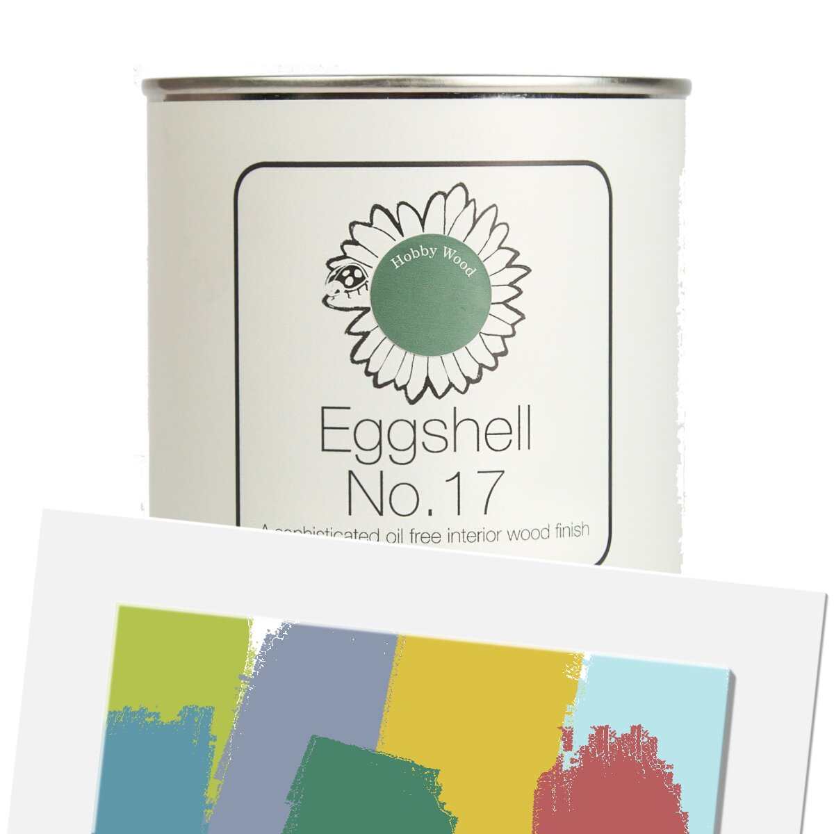Earthborn Earthborn Eggshell No. 17 Paint, White 750ml | Eco-Friendly, Low-VOC, Durable Paint, Silk Finish