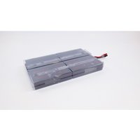 Rectangular Eaton EB011SP UPS battery, sealed lead acid, 6V 9Ah, with black casing and red-black wire connector.