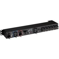 Black Eaton MBP3KI maintenance bypass panel with multiple outlets and a central switch, 220-240 V.