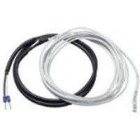 Eaton WLD012 sensor with black and white cables, blue connector, designed for smart home environmental monitoring.