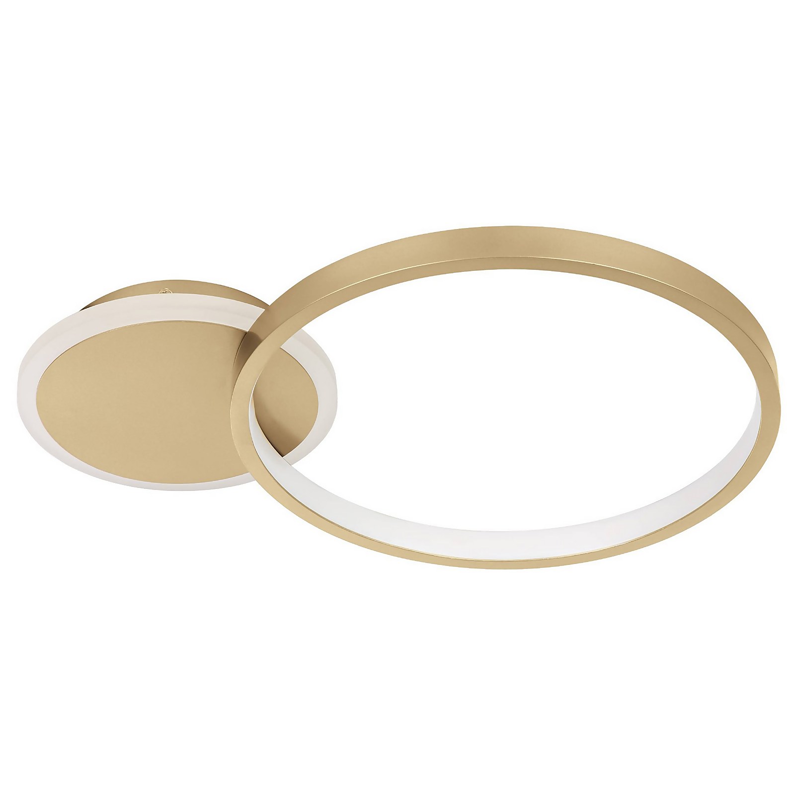 EGLO LED ceiling lamp Gafares, gold, aluminium, 41 cm remote control CCT - image 2
