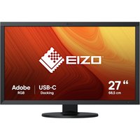 EIZO ColorEdge CS2731 monitor, 27-inch, black frame, 2560x1440 resolution, USB-C, Adobe RGB, sleek design.