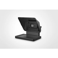 Black Elgato prompter with 9" screen, 1024x600 resolution, angled hood, and sturdy base for stable placement.