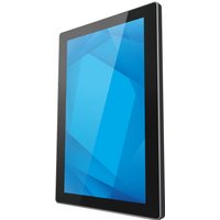 Black Elo Touch Solutions 0704LS digital signage flat panel, 7-inch screen with sleek bezel and blue display.