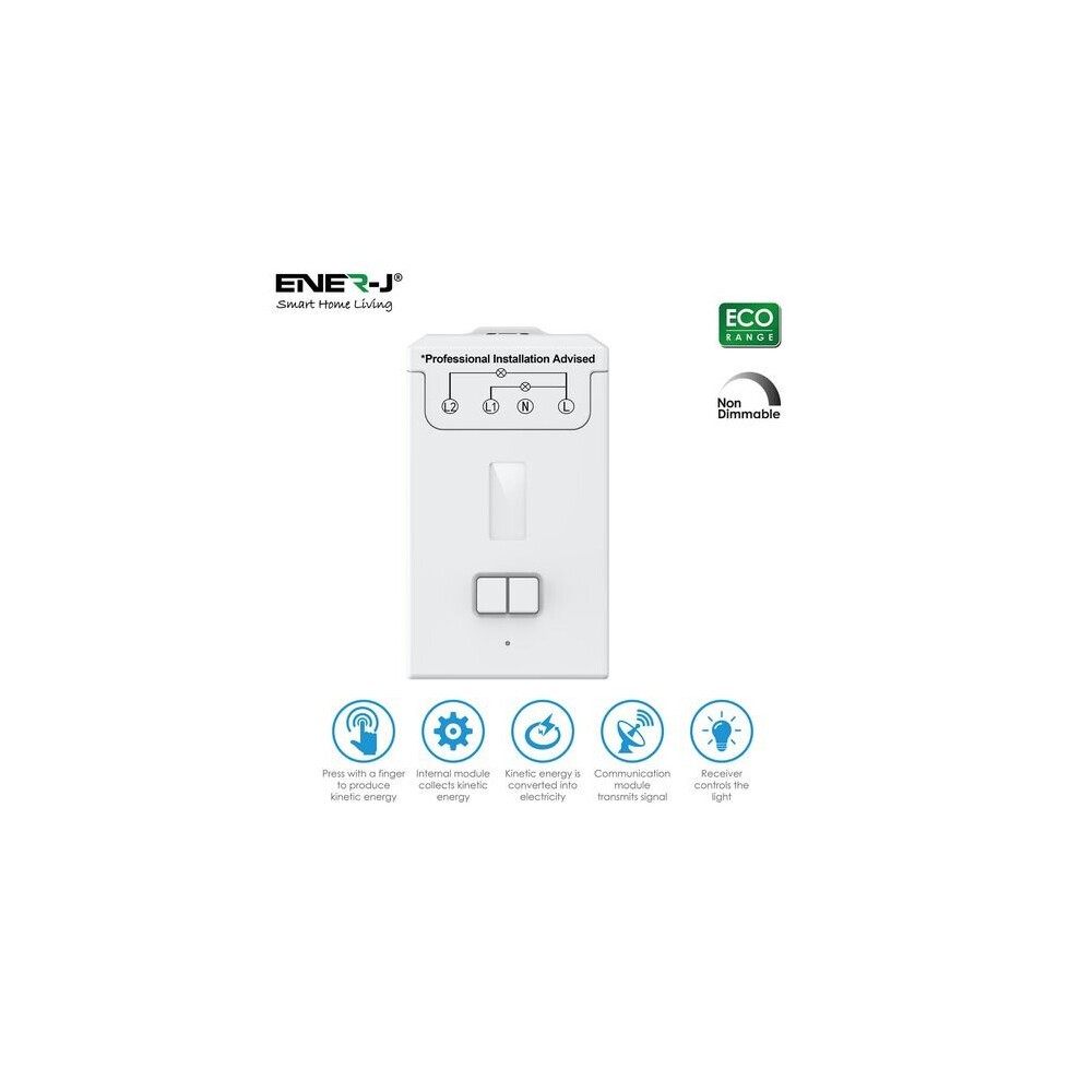 ENER-J ECO 2 ways Wireless Non Dimmable Receiver 5A - image 2