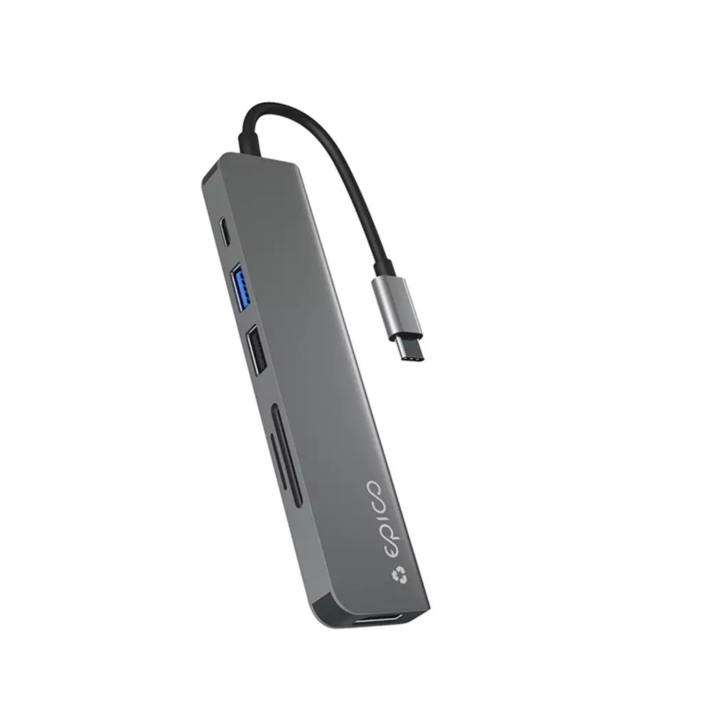 Epico 9915112100080 interface hub USB Type-C Grey - image 2