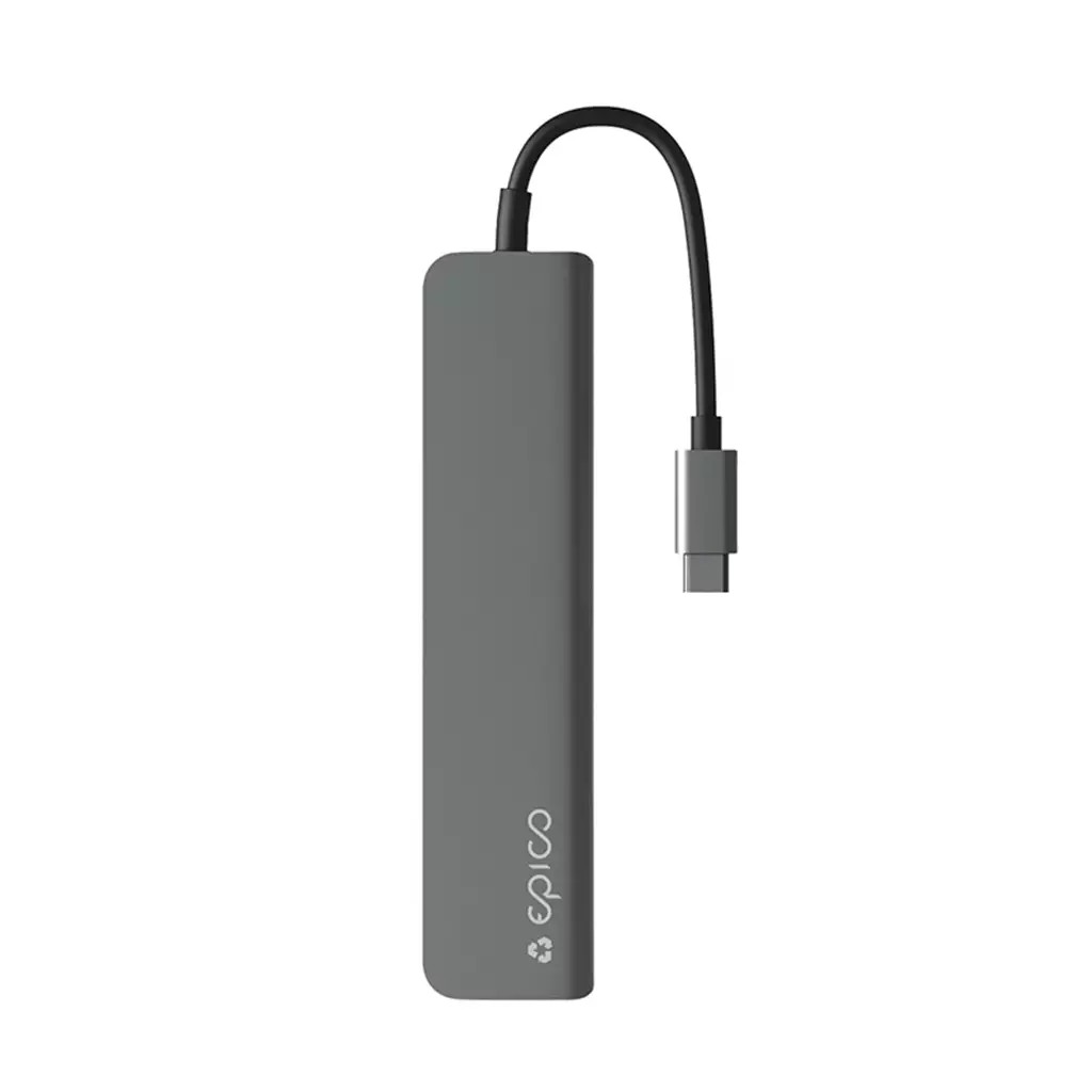 Epico 9915112100080 interface hub USB Type-C Grey - image 3