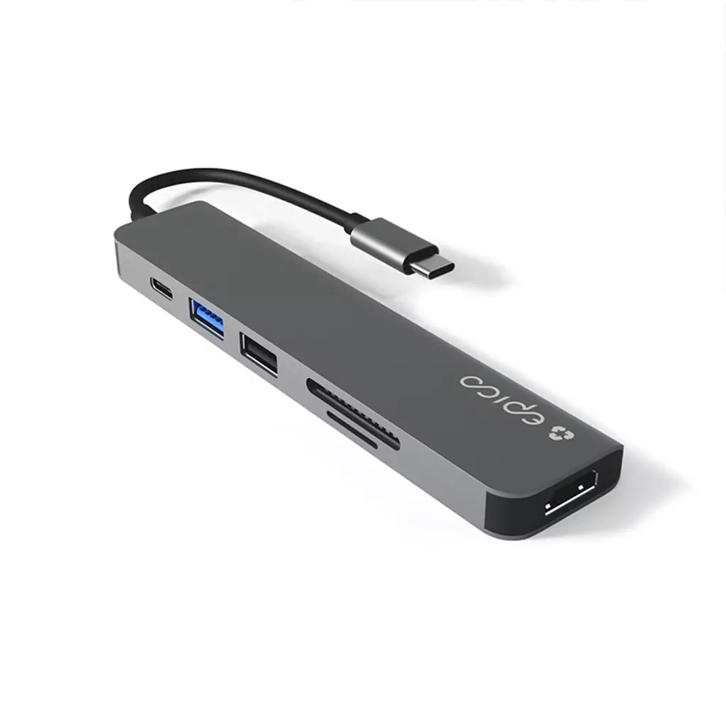 Epico 9915112100080 interface hub USB Type-C Grey - image 5