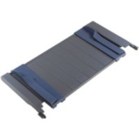 Gray and blue Epson 1261496 printer/scanner spare part with rectangular shape and ribbed surface.